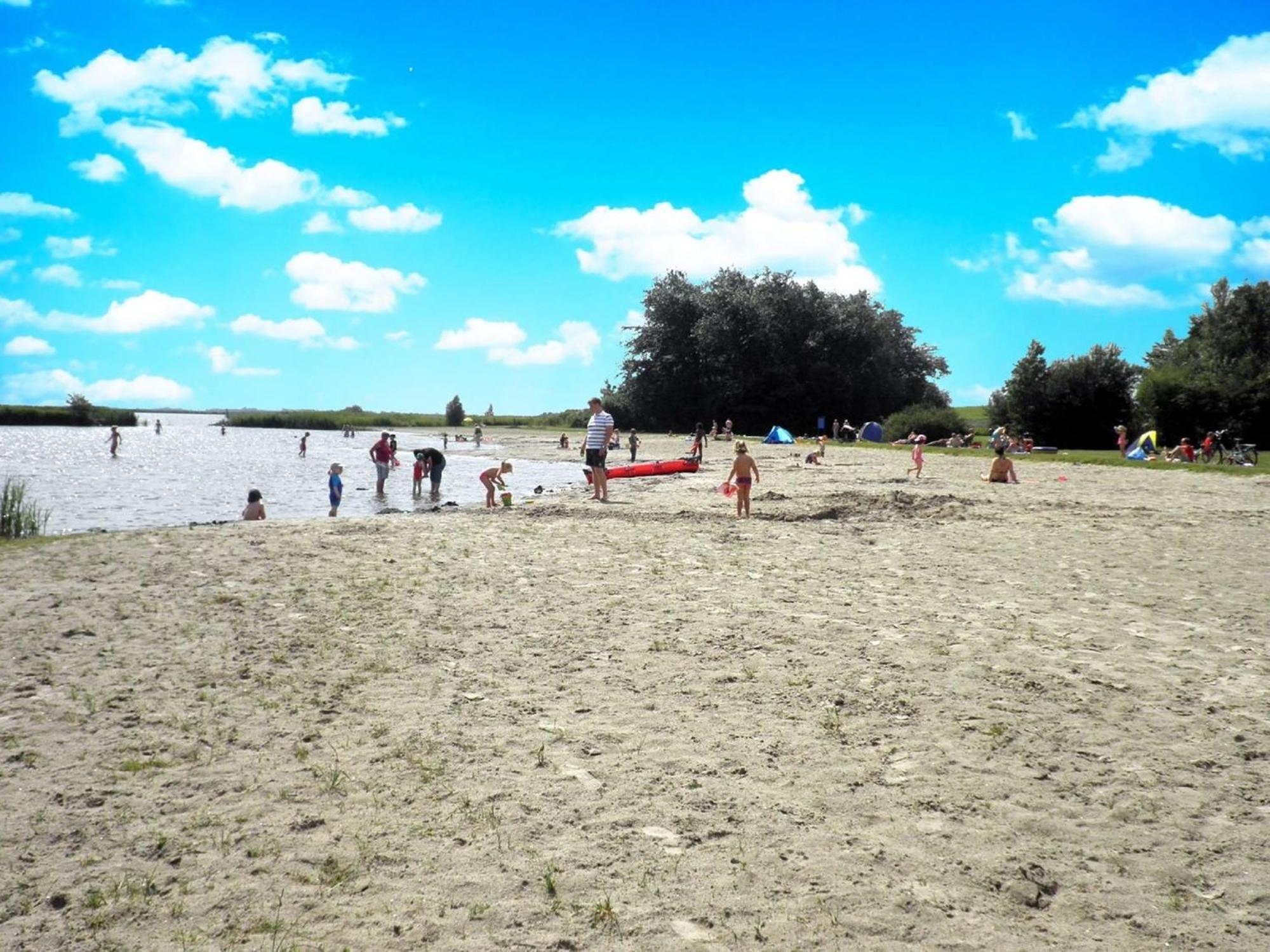 אנג'ום Lakeview 6 Pers Holiday Home Aurora With Fenced Garden, Whirlpool And Sauna מראה חיצוני תמונה